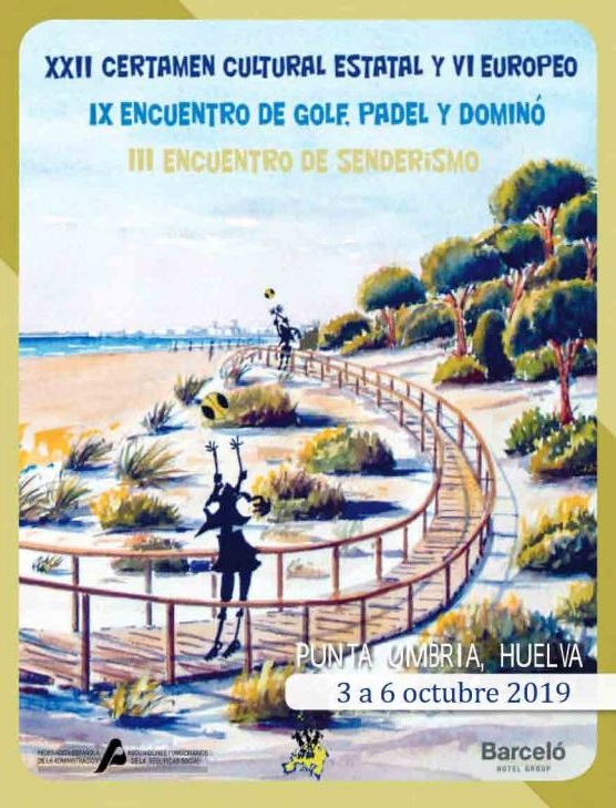 Cartel del Certamen Cultural que tuvo lugar en Punta Umbría 2019